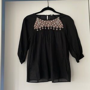 Madewell Embroidered Blouse